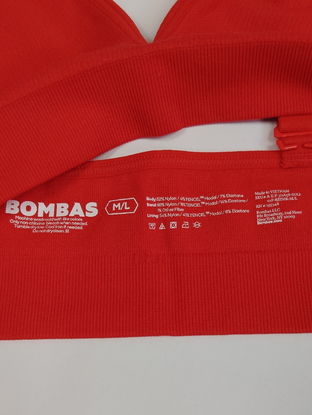 Bombas Seamless Triangle Bralette - Picture 3 of 6